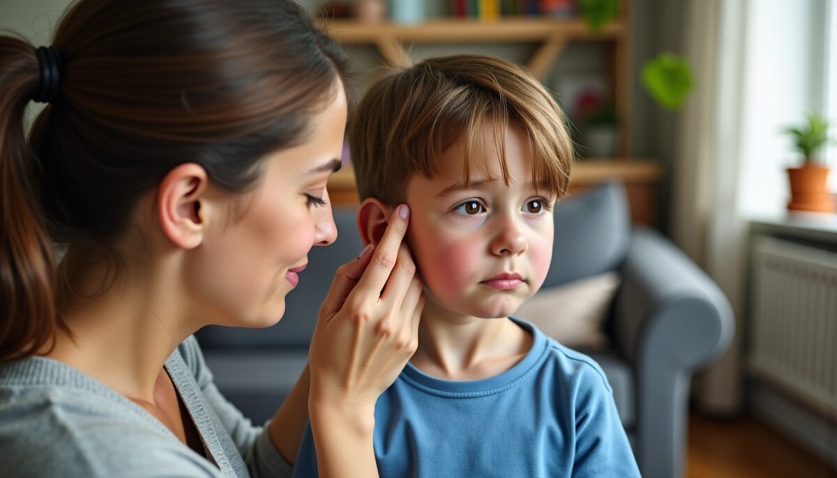 Douleur derrière l’oreille chez l’enfant : comment reconnaître les signes d’une mastoïdite ? Douleur derrière l’oreille chez l’enfant : comment reconnaître les signes d’une mastoïdite ?